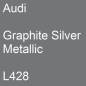 Preview: Audi, Graphite Silver Metallic, L428.